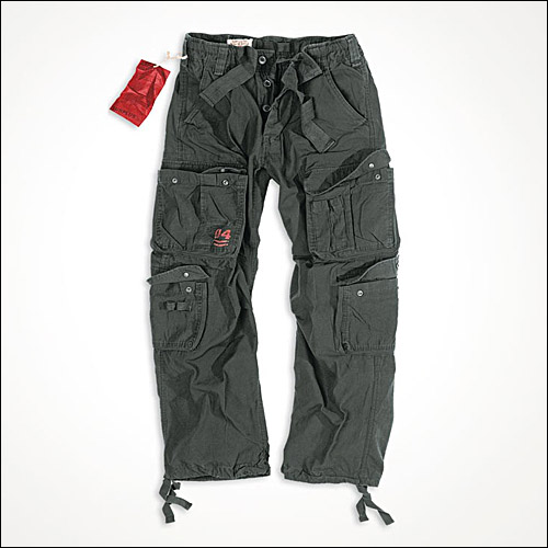 Airborne Vintage Hose schwarz