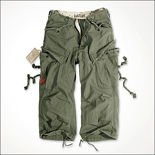 Engineer Vintage 3/4 Shorts oliv