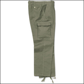 BW Moleskin Hose oliv stonewashed
