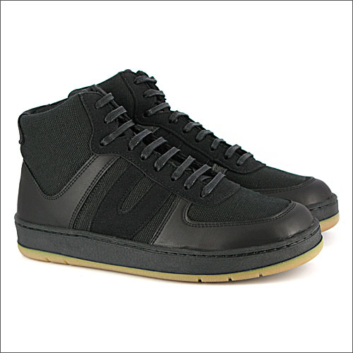 Veg Supreme Hemp Hi Top Sneaker (Schwarz)