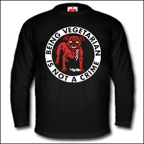 Being Vegetarian Is Not A Crime - Longsleeve