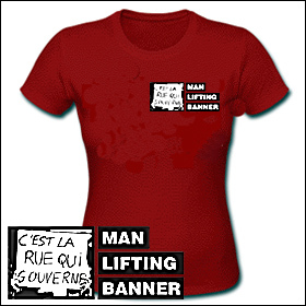 ManLiftingBanner - End The Fear Girlie Shirt