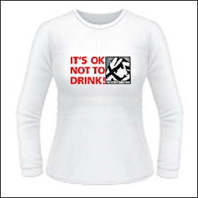 It's Okay Not To Drink Girlie Longsleeve