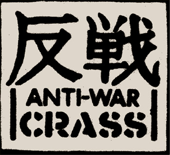 Crass - Anti-War Aufnäher