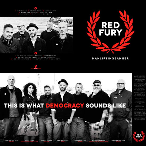 ManLiftingBanner- Red Fury LP/ Sex Drive - 12" Bundle
