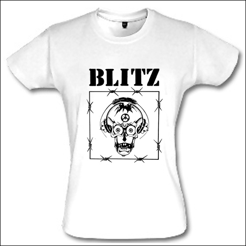 Blitz - Razor Skull Girlie Shirt