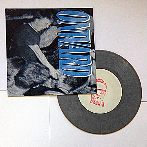Onward - s/t 7" Bundle (RSD 2016) w/ Pete Amdam stamp in a blue sleeve