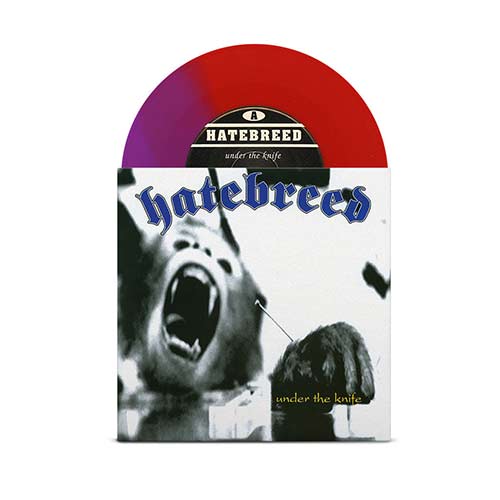 Hatebreed - Under The Knife 7" (red purple vinyl)