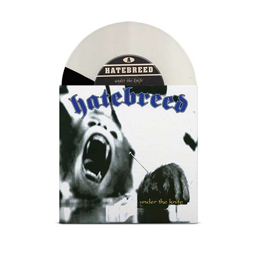 Hatebreed - Under The Knife 7" (black white vinyl)