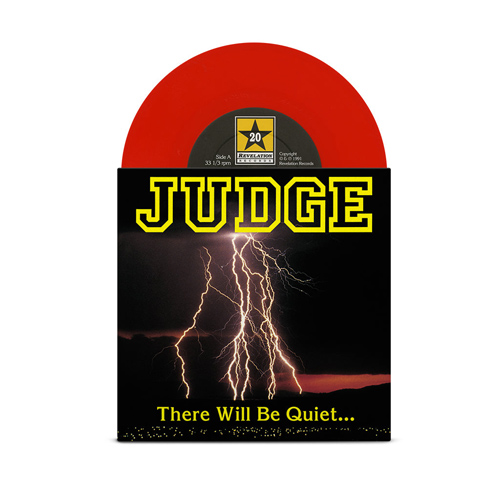Judge - The Storm 7" (red vinyl)