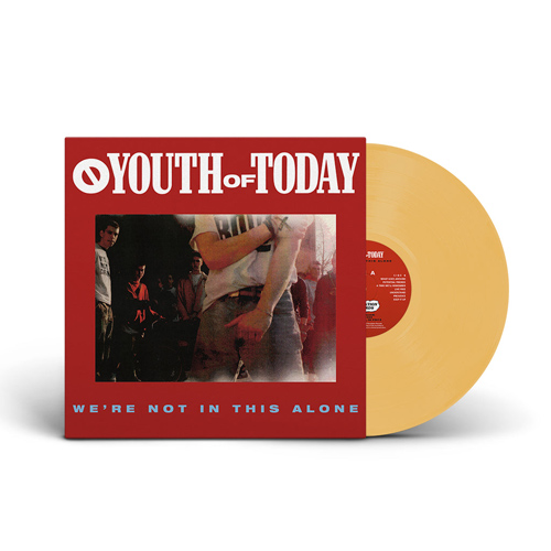 Youth Of Today - We're Not In This Alone LP (custard vinyl)